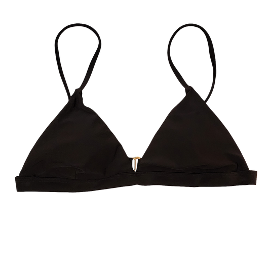 Yútâ Bikini Top | Coffee